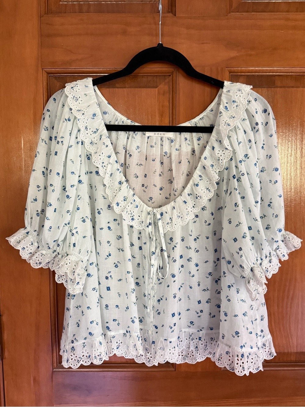 DOEN SweetPea Lazuli Blouse L - Picture 3 of 7
